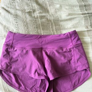 lululemon athletica Purple Athletic Running Shorts